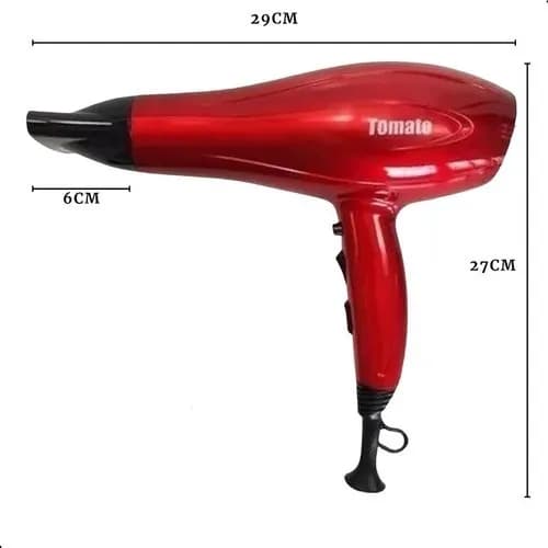 Secador De Cabelo Profissional Tomate 2000w Cor Vermelho MSE-2600B/220v