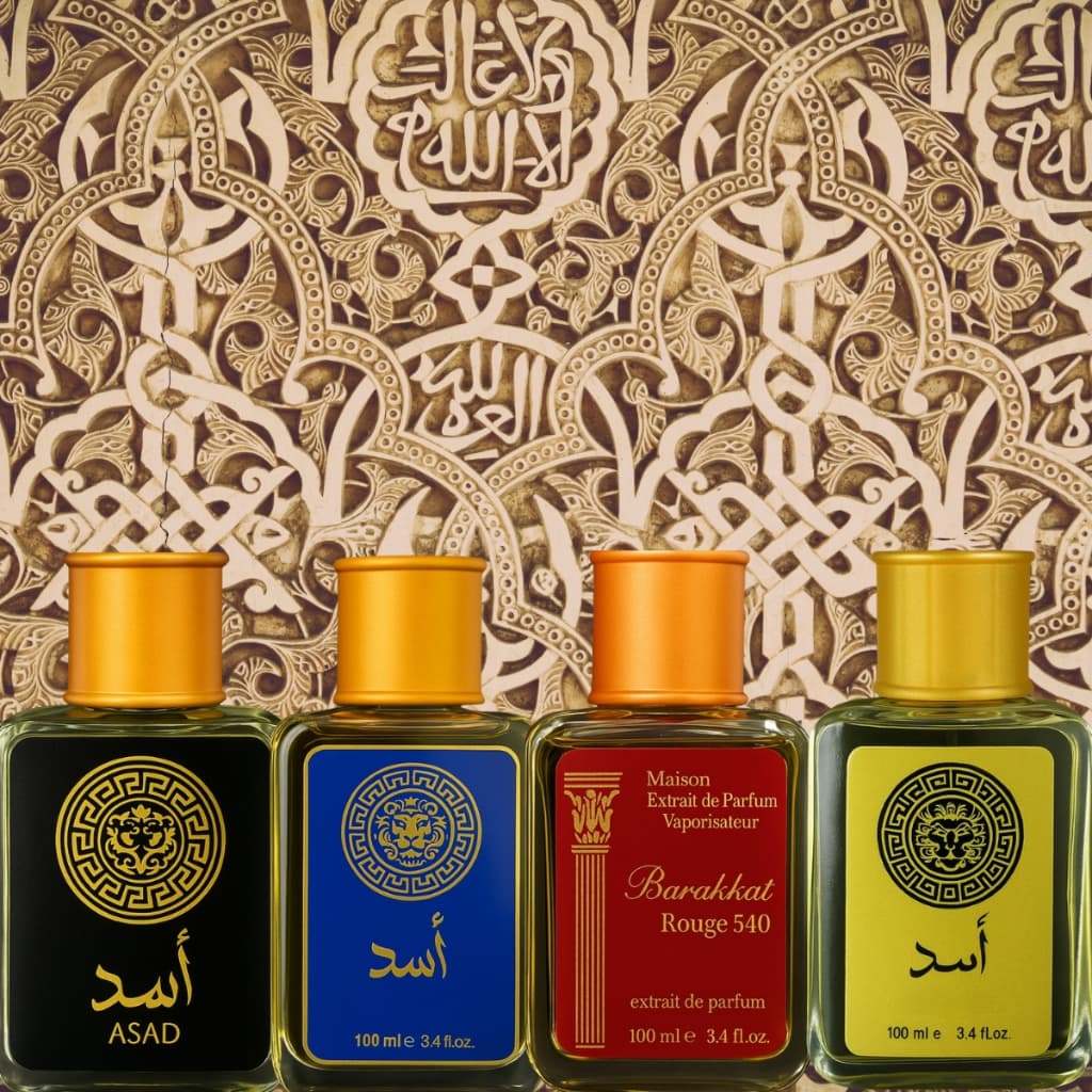 atacado 04 perfumes árabes masculino 100 ml cheiroso amadeirado importado