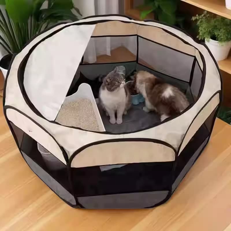 Ninho para pets com tela respirável, pequena tenda dobrável e confortável exclusiva para pets
