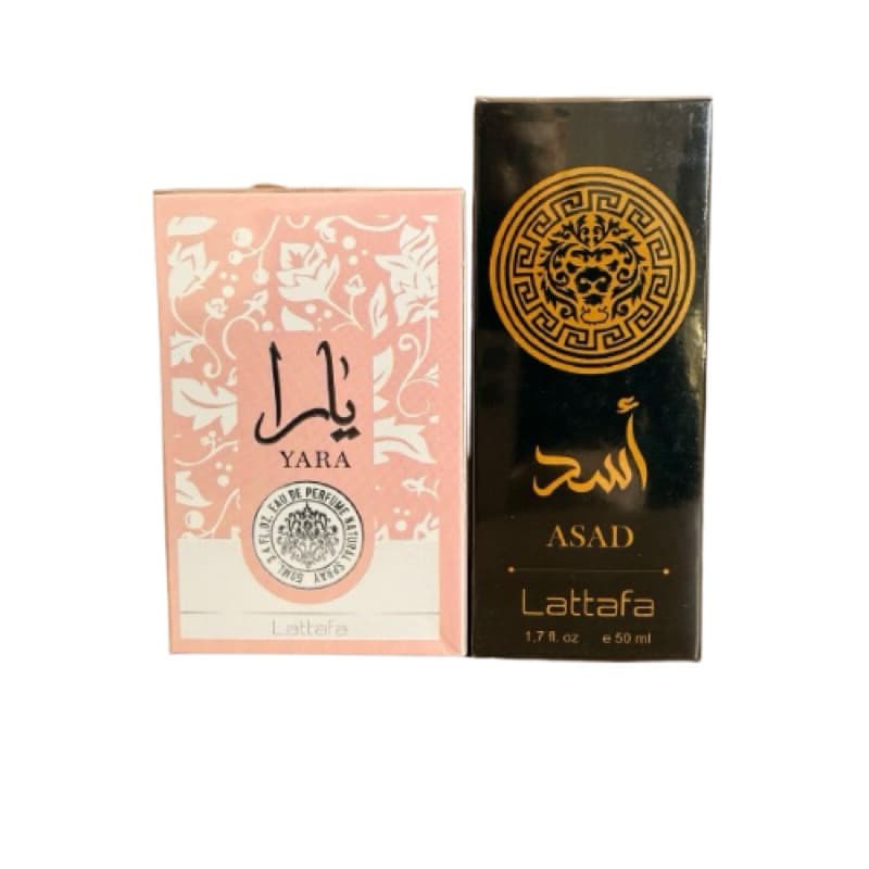 Kit com 2 Perfumes Árabes Importados – Masculino + Feminino (50ml cada)