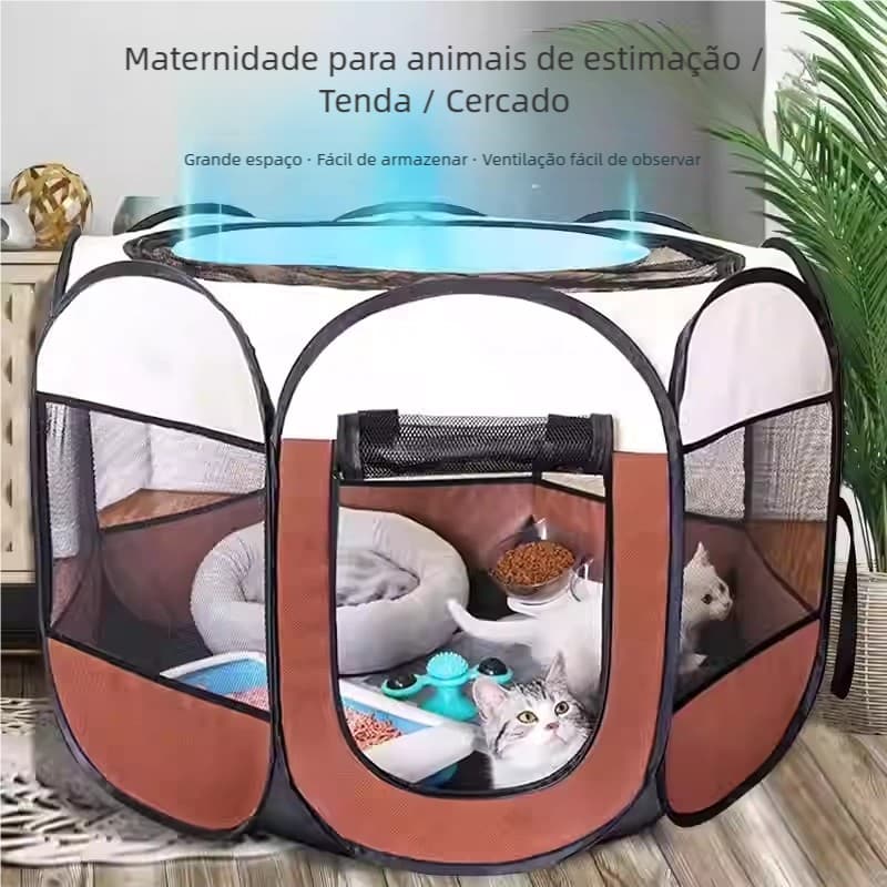 Imperdível para tutores! Pequeno ninho dobrável, um cantinho acolhedor para seu pet