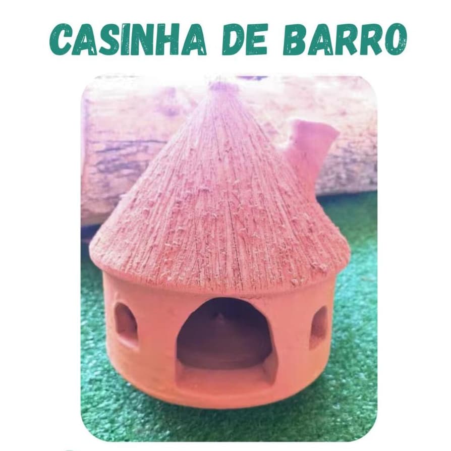 Casinha de barro para resfriamento, hamster, gerbil,topolinos, twister.