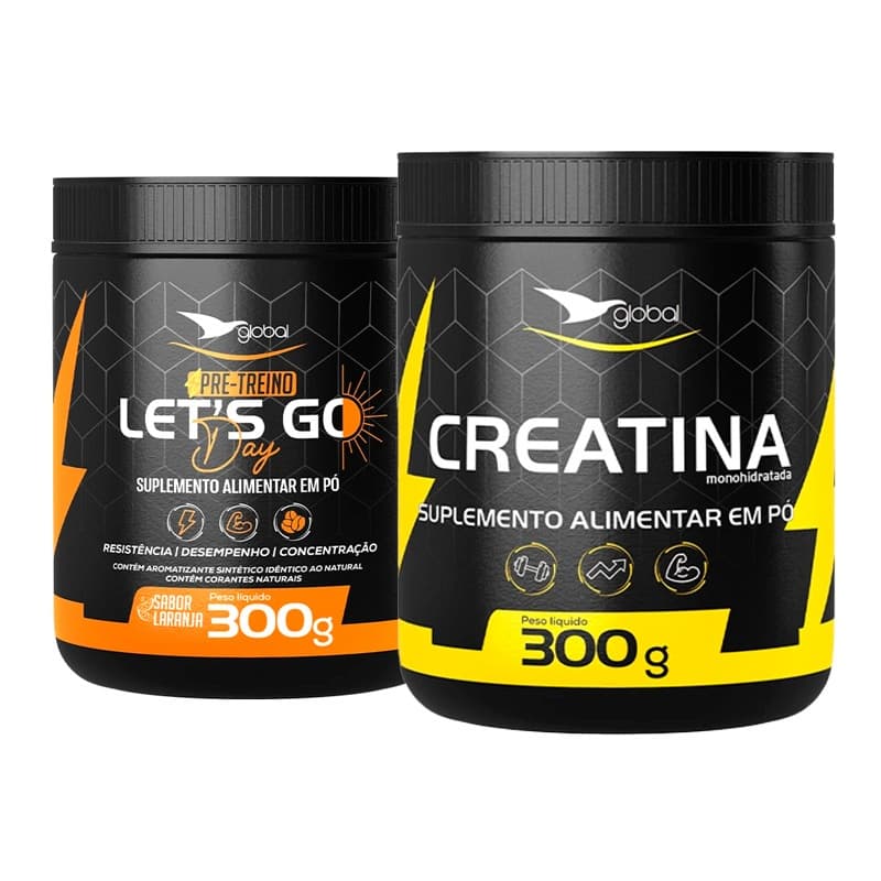 Kit treino Creatina + Pré-treino