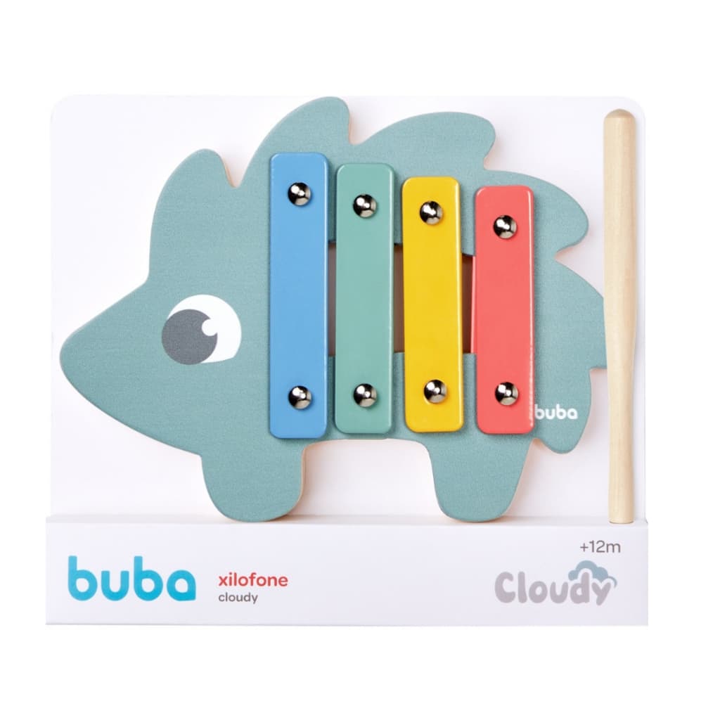 Brinquedo Musical Xilofone Buba para Menino E Menina Pianinho de Bebê Brinquedo Educativo