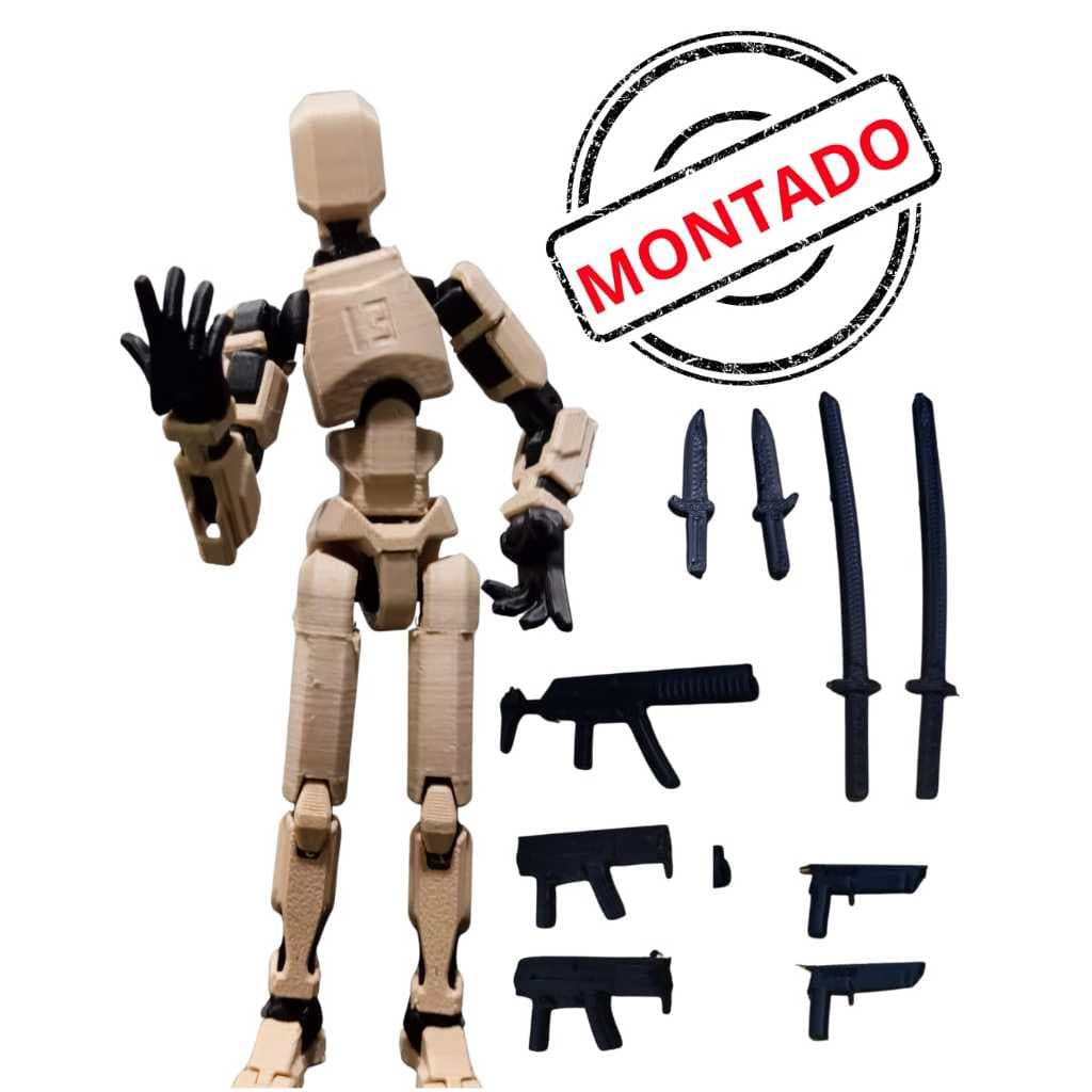 Boneco Dummy 13 robô totalmente articulado ENVIADO MONTADO