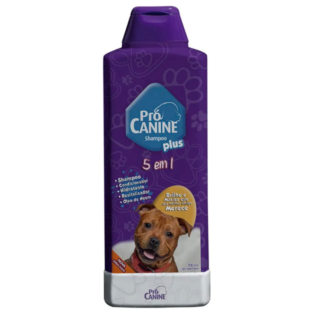 Shampoo Pet 5x1 Para Cachorros E Gatos Prócanine - 700ml