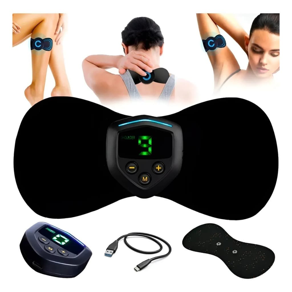Massageador Estimulador Muscular Com Bateria Interna Grasep