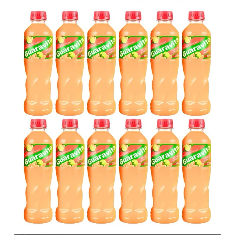 Guaravita Frutas Cítricas 12x300ml | Refresco Natural | Bebida Saudável do RJ