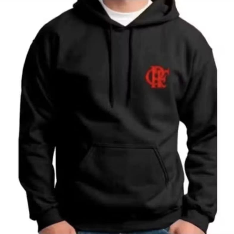 Moletom Casaco Masculino Canguru Plus Size G1 ao G5 Capuz e Bolso