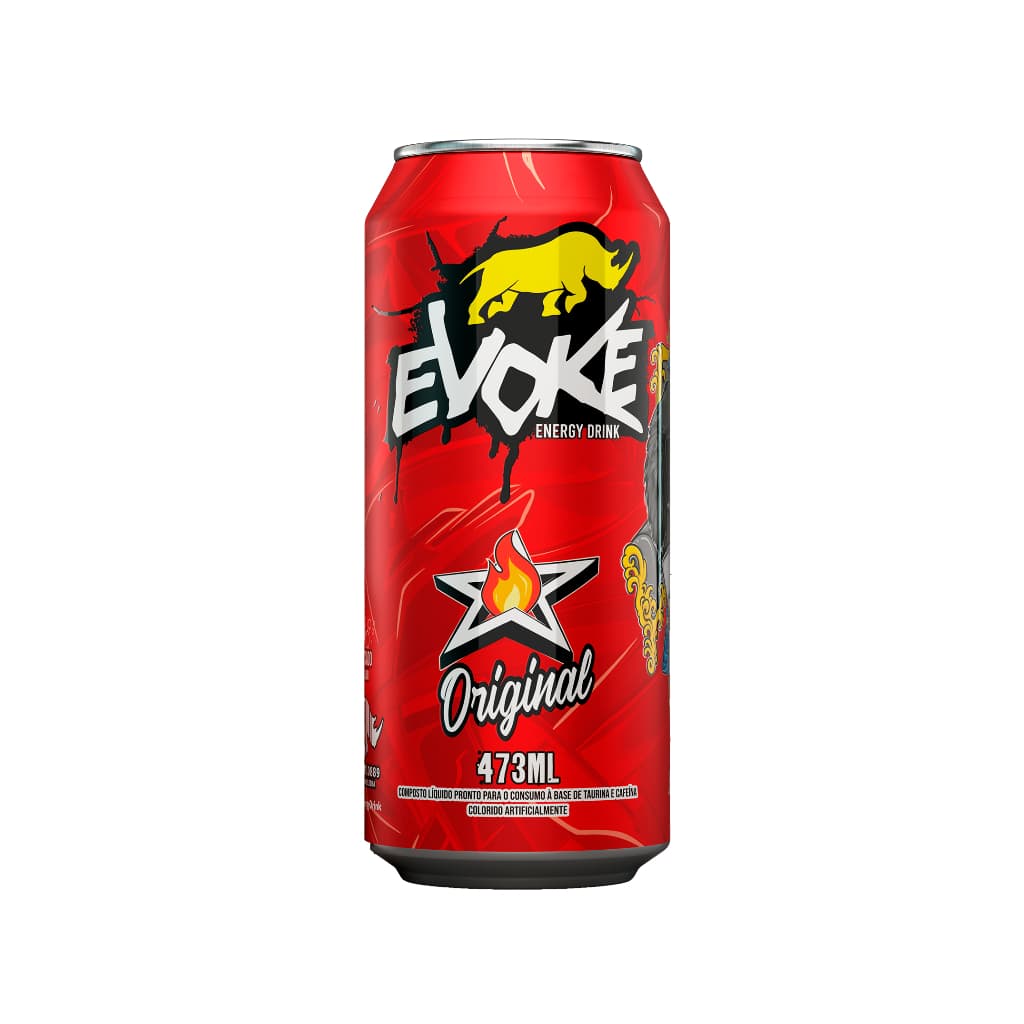 Evoke Energy Drink Original - 12 Latas de 473 ml