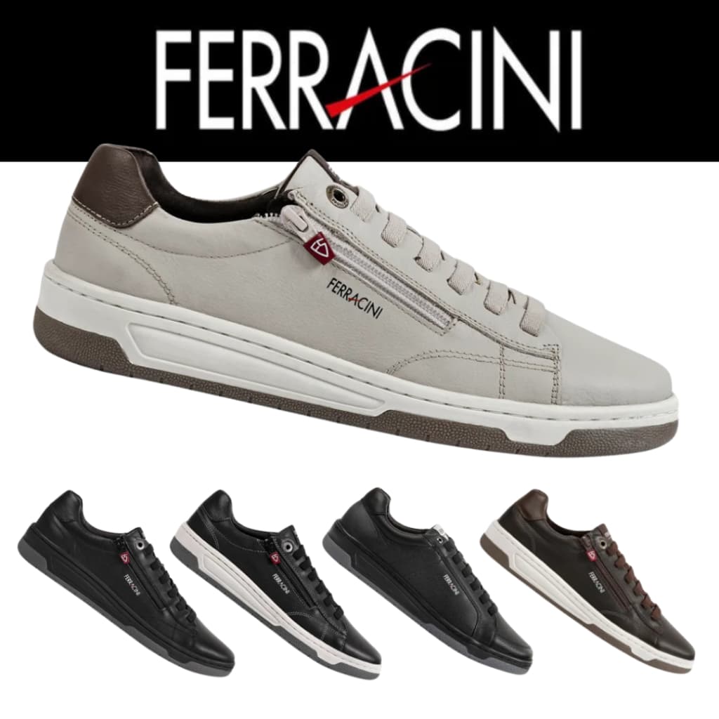 SAPATO TENIS MASCULINO FERRACINI CASUAL ELASTICO SEM CADARÇO CONFORTAVEL