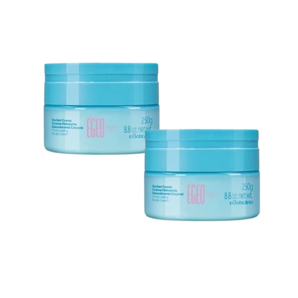 Kit com 2 Hidratantes Corporais - Egeo Vanilla Vibe 200g Cada Creme Corporal