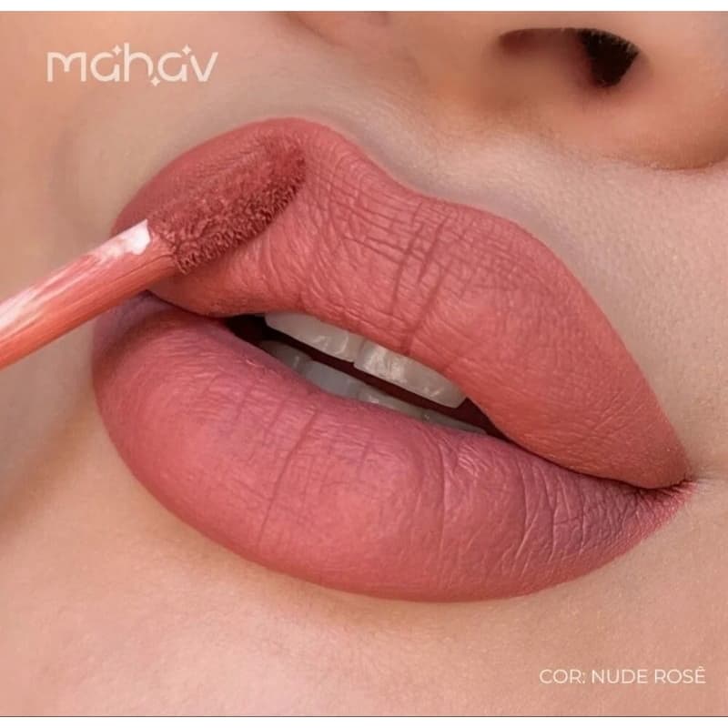 Batom Liquido Matte Nude Rose Mahav