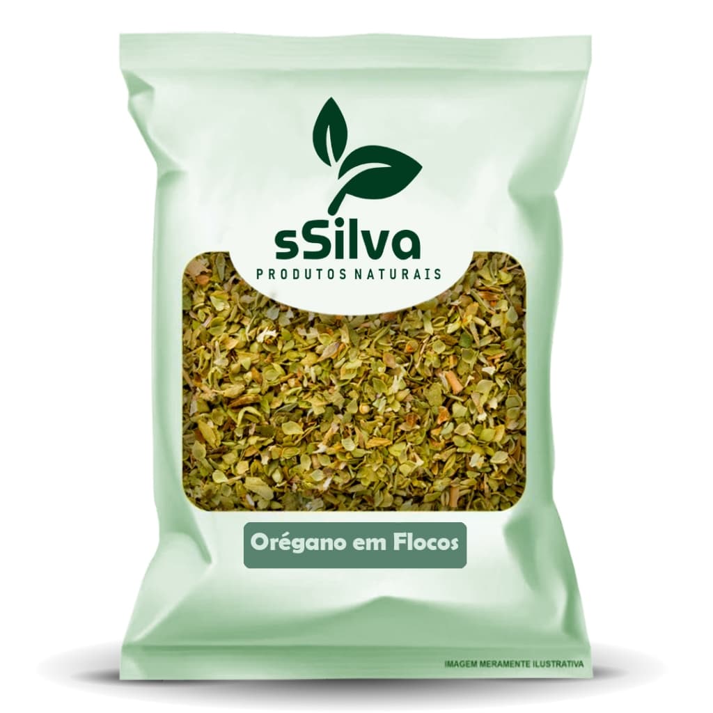 Orégano em Flocos (Tempero) sSilva Produtos Naturais