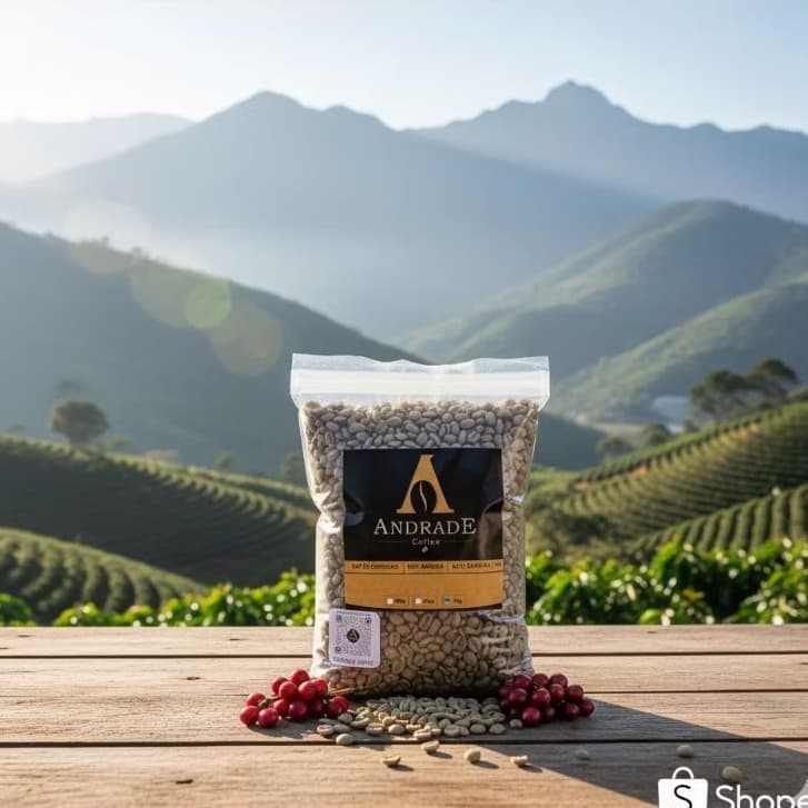 Café em Grão Cru – Arábica Especial do Caparaó | Andrade Coffee 1kg