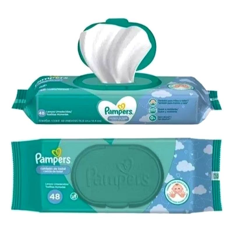 Lenço umedecido Pampers 48un.