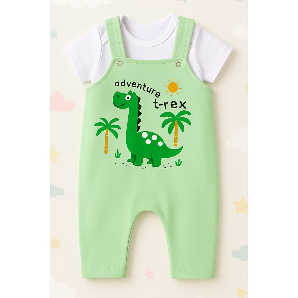 Kit Conjunto Jardineira Menino E Menina Roupas de Bebê Body Bebê Manga Curta