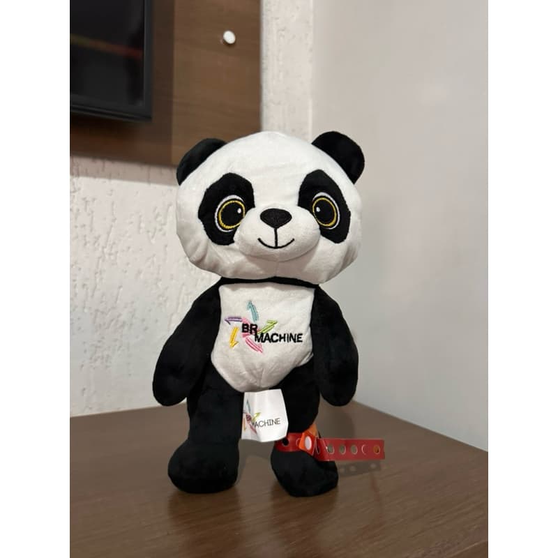 Pelúcia Urso Panda Articulado - Ursinho Panda BR MACHINE - Pelúcia Articulada