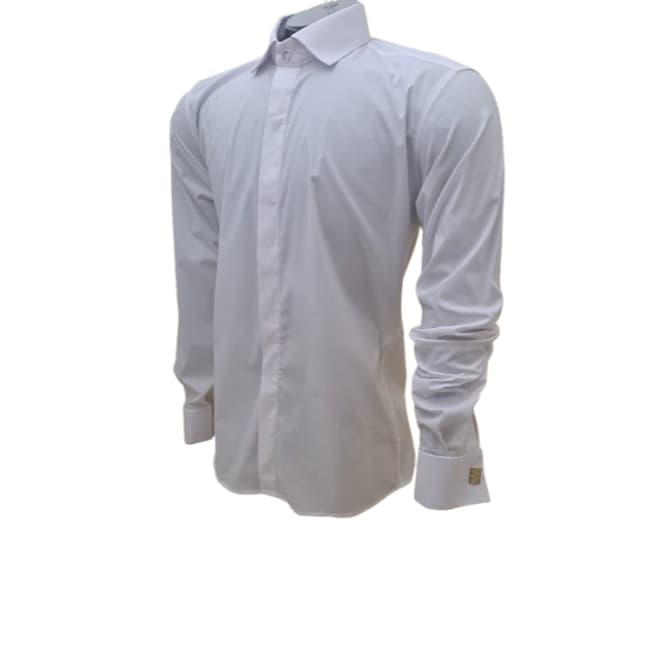 CAMISA SOCIAL PUNHO DUPLO SLIM