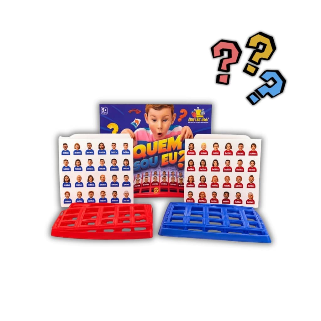 Jogo Quem Sou Eu? Vapt Vupt Educativo com Tabuleiro e Cartas – Diversão em Família e Amigos