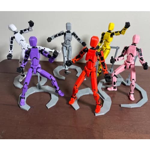 NOVO Boneco Montável Articulado Lucky Dummy 13 Com acessórios