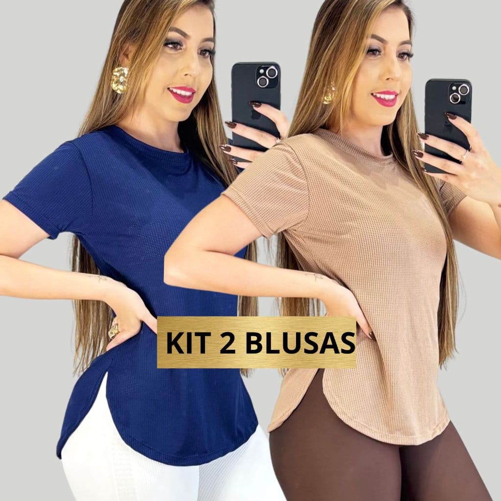 Kit 2 Blusa Academia feminina Oval ) Regata Veste Legging Camisão Tapa Bumbum Camiseta Tule Roupas de Academia Dry Fit