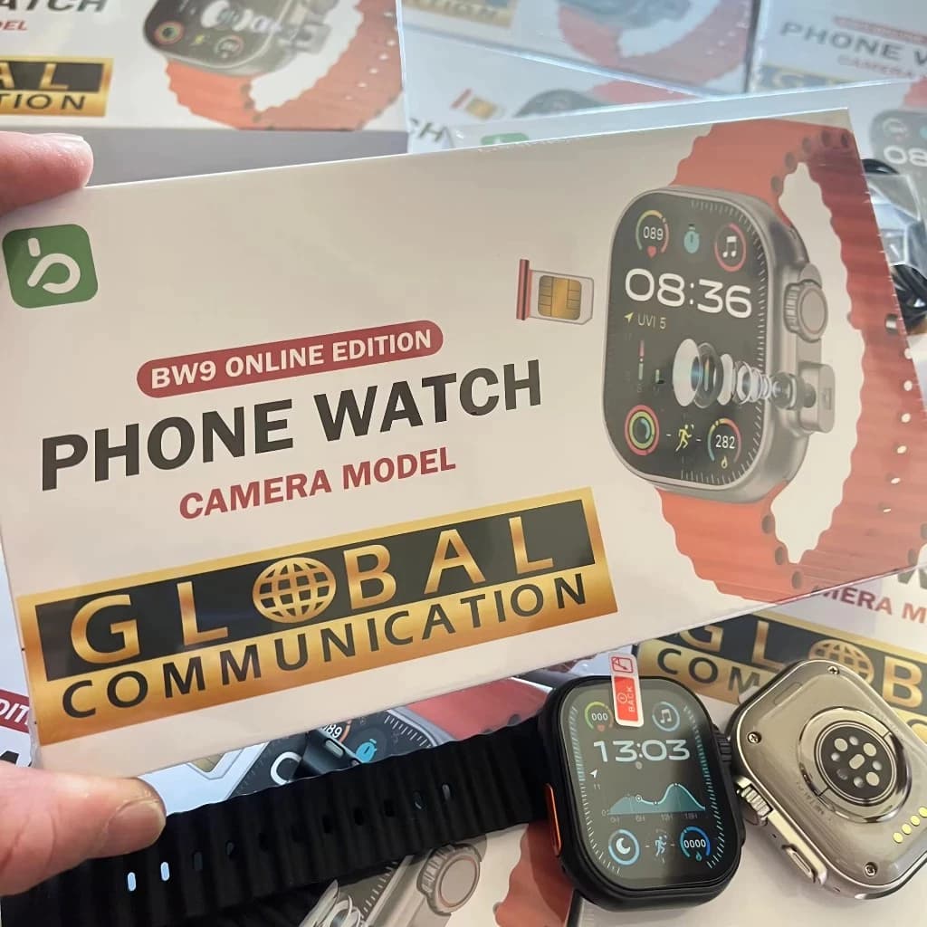 2025 BW9 Pro 2G Smartwatch Relógio Inteligente De 2.5 Polegadas 10 Modos X Bateria De Duração Longa Com Câmera Adequa