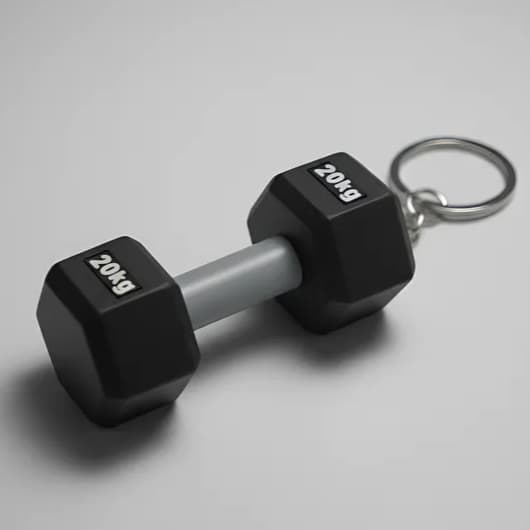 chaveiro halter academia - musculação