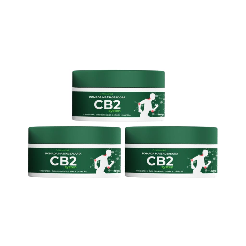 Kit 2 Gel Massageador CB2 System Farmafine