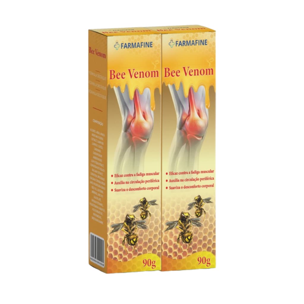 Kit 2 Pomada Massageador Abelha Farmafine