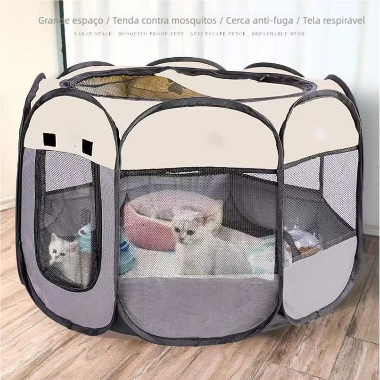 Alta qualidade tenda dobrável para pets, cores com alto valor estético