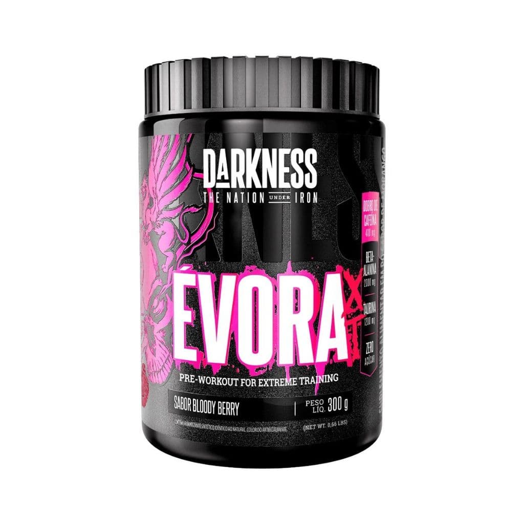 Pré-treino Évora Xt Pote 300g Darkness Bloody Berry