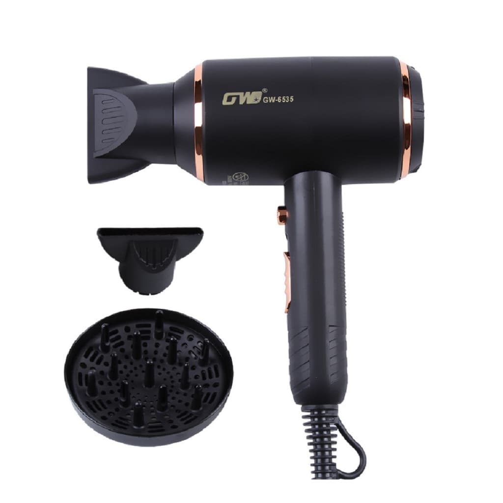 Secador De Cabelo GW 3000W Profissional Elétrico Soprador Forte De Ar Quente/Frio Ferramentas De Secagem