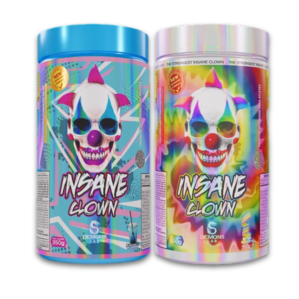 Kit 2x Pré Treino Insane Clown 350g - Todos os Sabores
