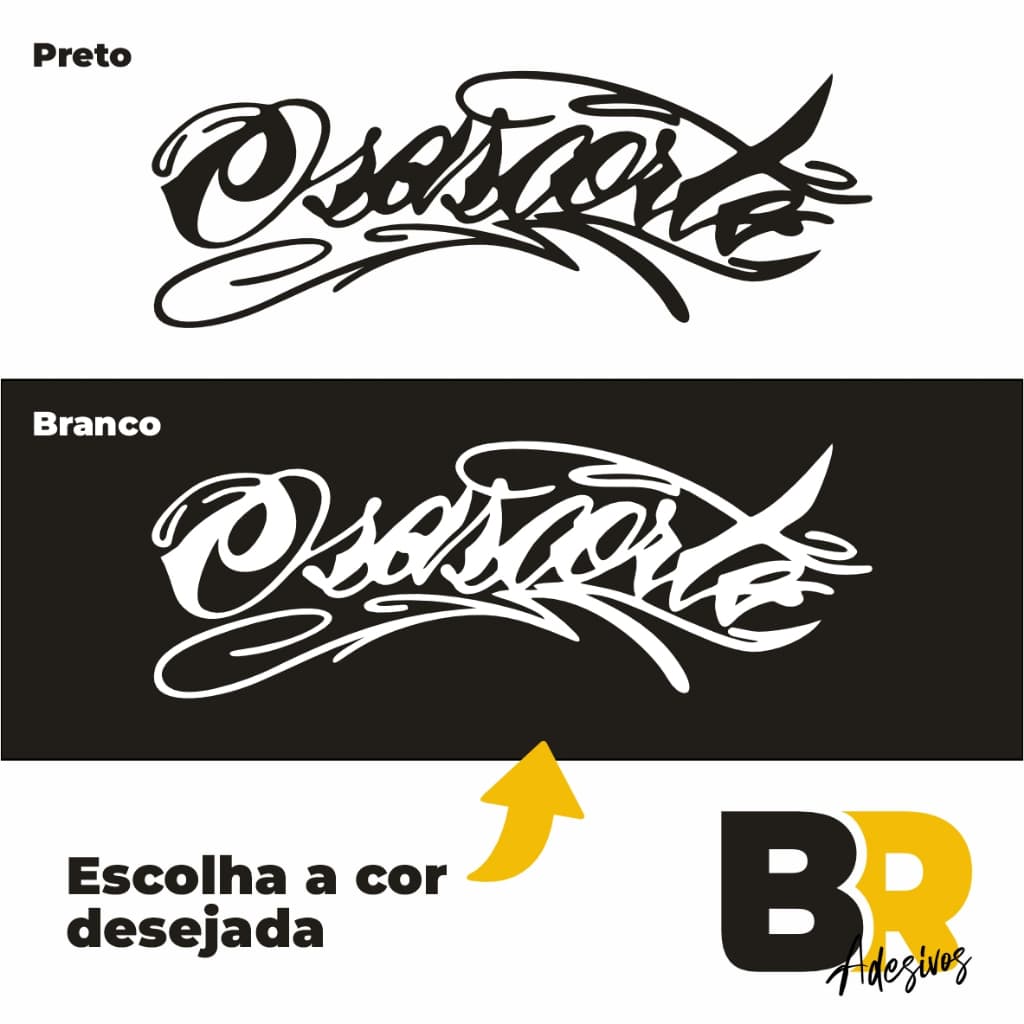 Adesivo Osascorte Decorativo Carro/Moto