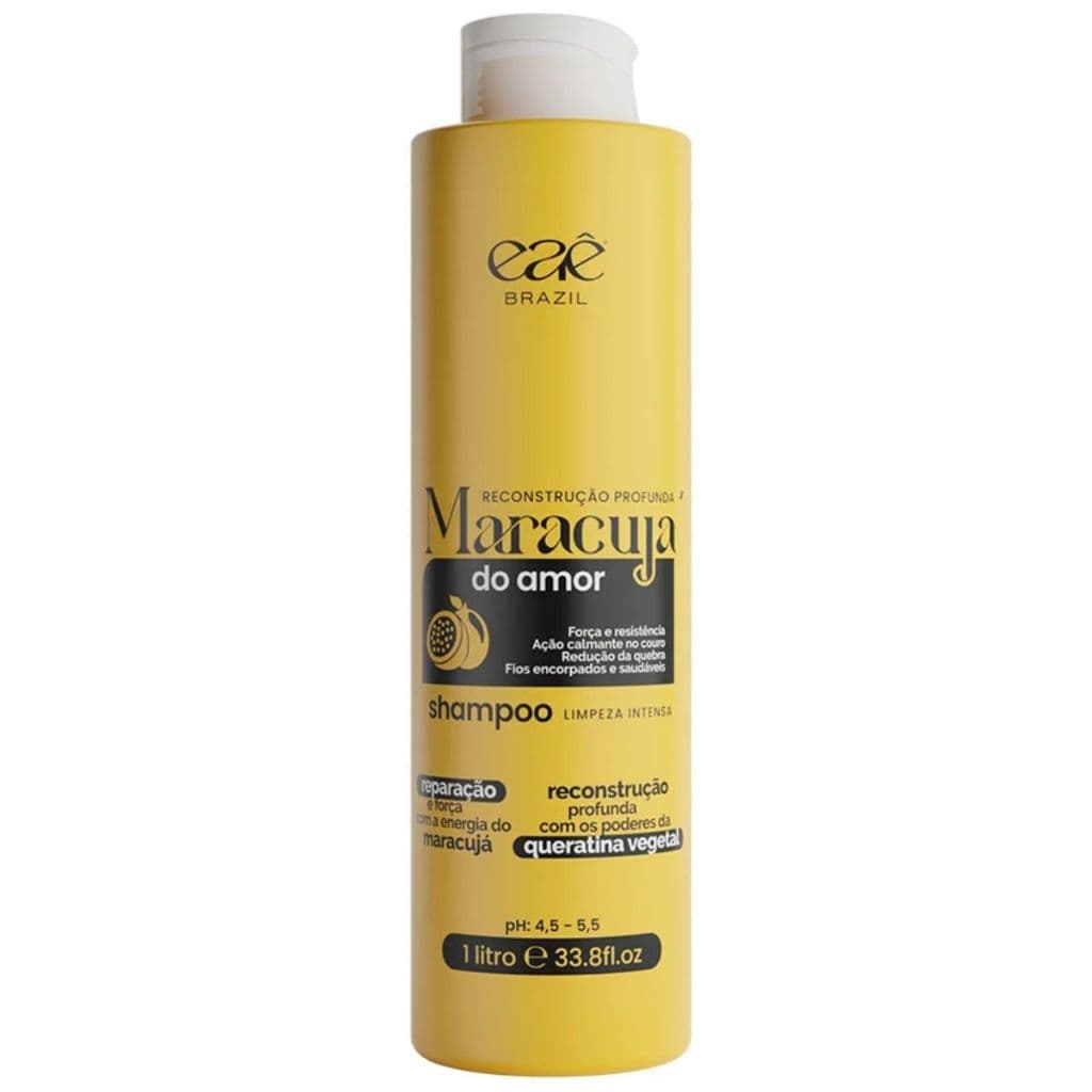 Shampoo Hidratante Reconstrutor Maracujá Do Amor Eaê Brazil 1 Litro
