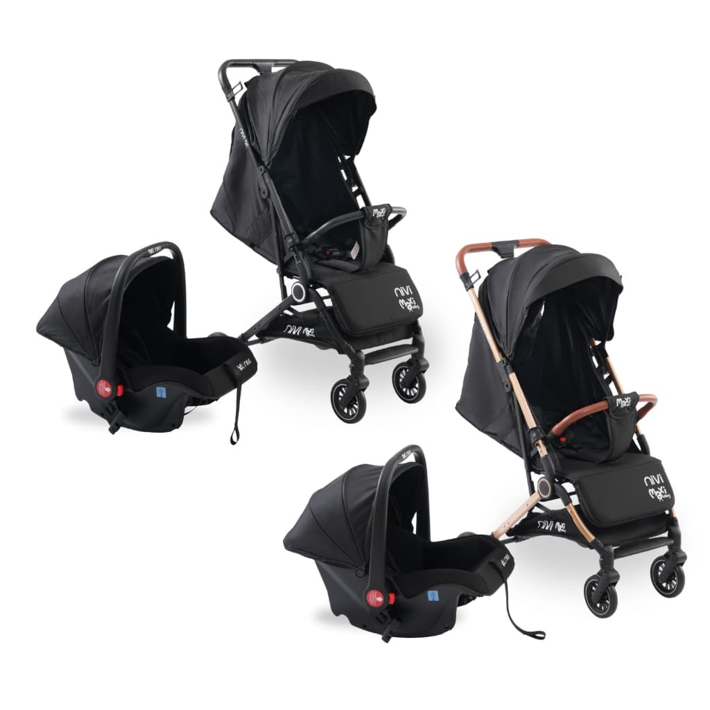 Carrinho Bebe Passeio Travel System  Bebe Conforto Compacto Seguro Recém Nascido Nivi  Maxi Baby