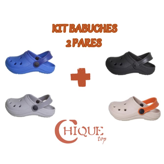 Kit 2 Babuche Infantil Chinelo Masculino Menino Valente Calçados Confortável Macio Correia