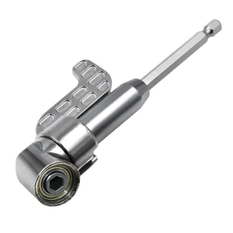 Adaptador Angular 105° para Parafusadeira e Furadeira – Extensor de Bits Magnético 1/4” (6,35mm), Aço Reforçado, Ideal p