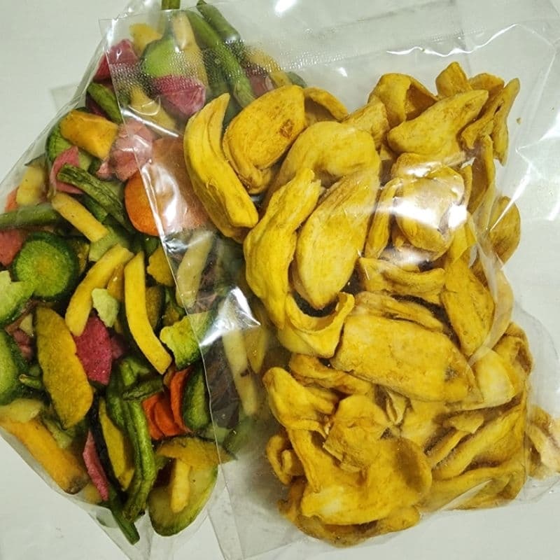 Kit Chips de Jaca 100gr + Mix de Vegetais Secos 250gr – Snack Saudável, Natural e Crocante