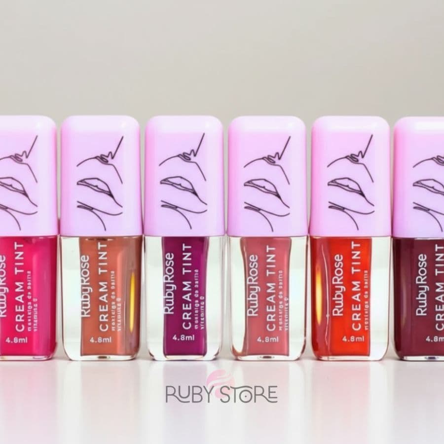 Cream Tint Multifuncional Batom Liquido Matte Sombra Liquida e Blush Liquido G1  e G2 - Ruby Rose