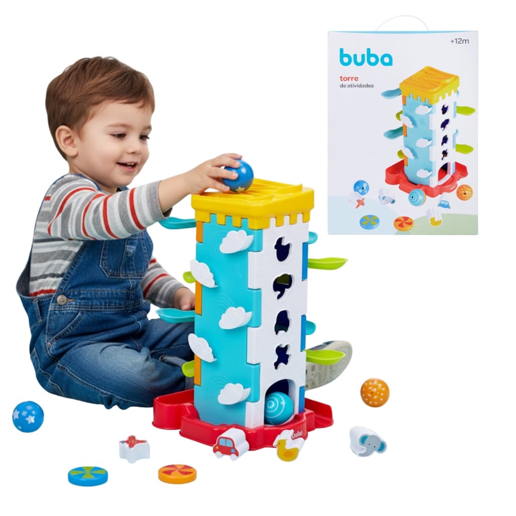 Brinquedo Educativo para Crianças Buba Brinquedo Coordenação Motora para 1 ano