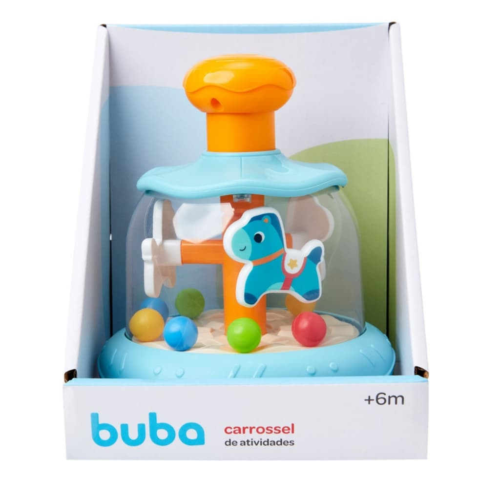 Brinquedo de Bebê Buba para Coordenação Motora Brinquedo Educativo Infantil Cavalinho Presente 1 ano
