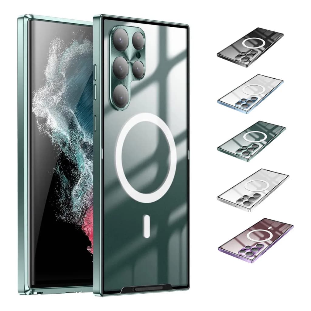 Capinha Case de Metal Para Samsung Dupla Proteção Com Proteção nas Câmeras e Travas de Segurança Para Samsung S21 / S22