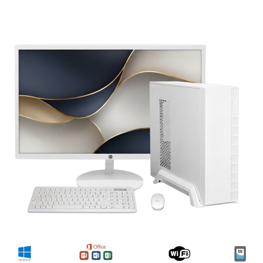 Computador Pc Slim Intel I7 3770 SSD 480GB 16g Ram Teclado e Mouse Sem Fio Monitor 23" Tela Plana Wifi