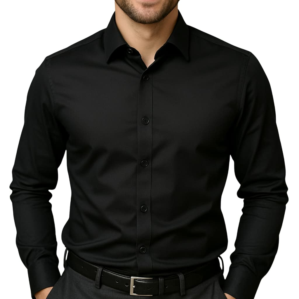 Camisa Social Masculina Manga Comprida De Boa Qualidade Slim Fit Premium Escritório Casual