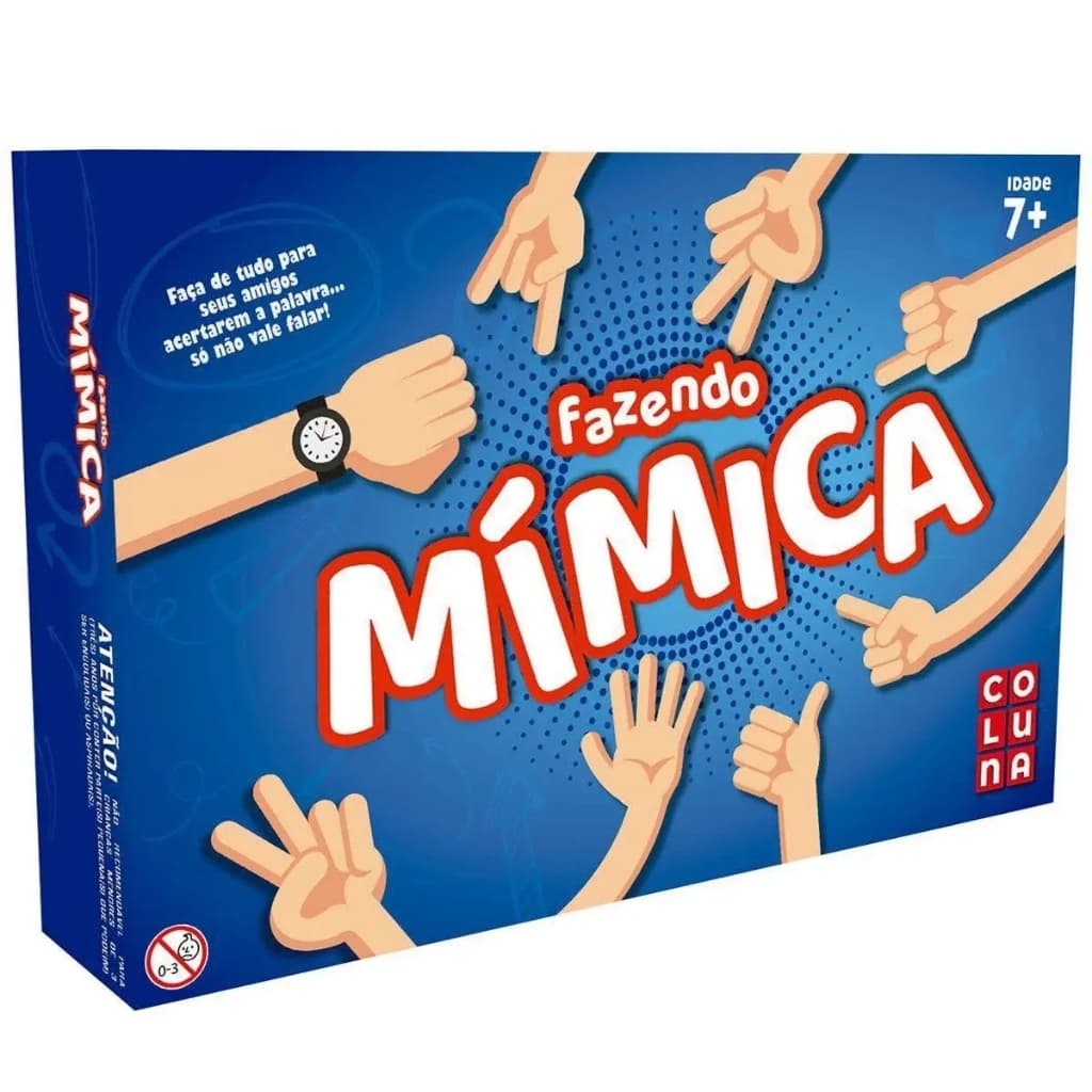 Jogo de Tabuleiro Fazendo Mímica – Pais & Filhos | Diversão em Família | REF: 2202