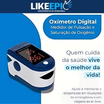 Oxímetro de Dedo Digital + Pulso – Medição Instantânea de SpO2 e Frequência Cardíaca TL