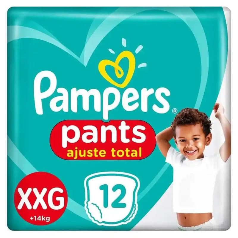 FRALDA CONFORTSEC PANTS PACOTAO ”XXG” PAMPERS SIMPLES PC12UN