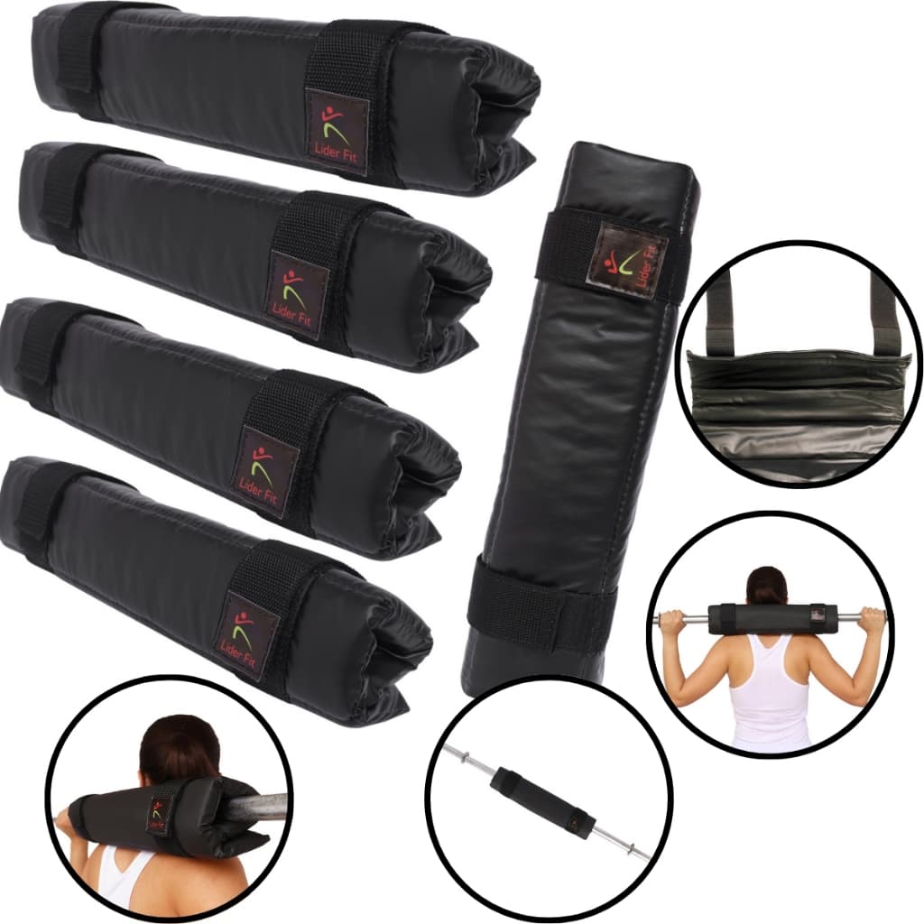Kit 5 Unidades Protetor De Barra Para Treino Agachamento Academia Musculação Profissional